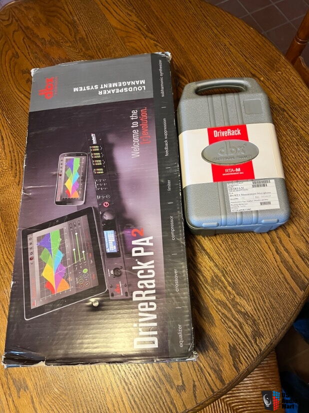 DBX DriveRack PA2 Plus RTA-M Measurement Mic combo For Sale - US