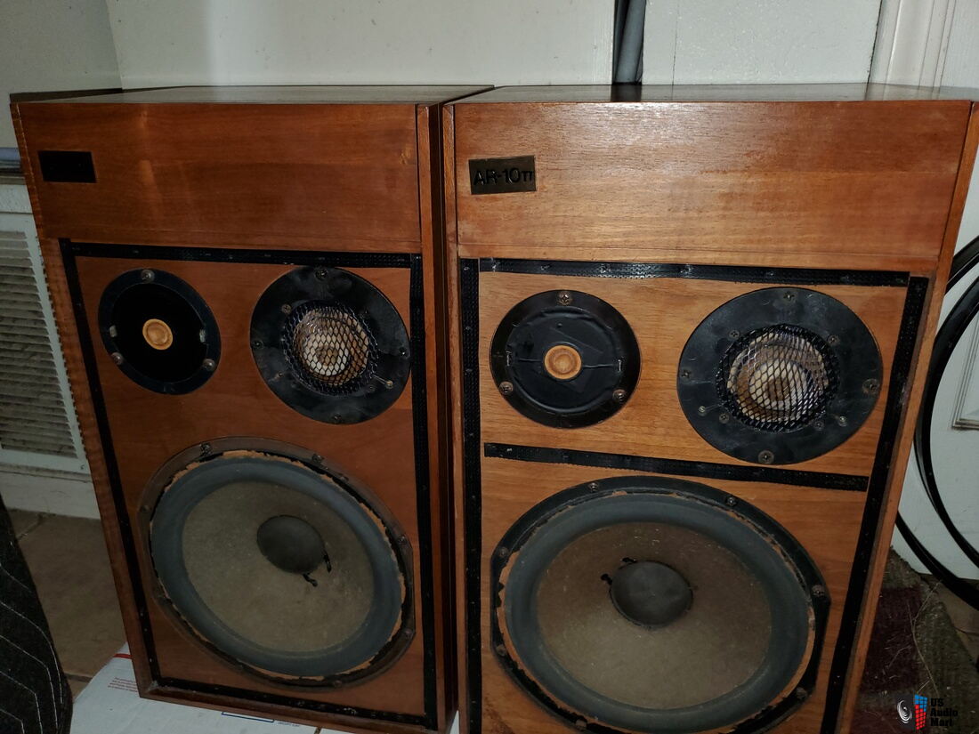 Acoustic Research AR-10π Vintage Speakers, Refoam and Sounding