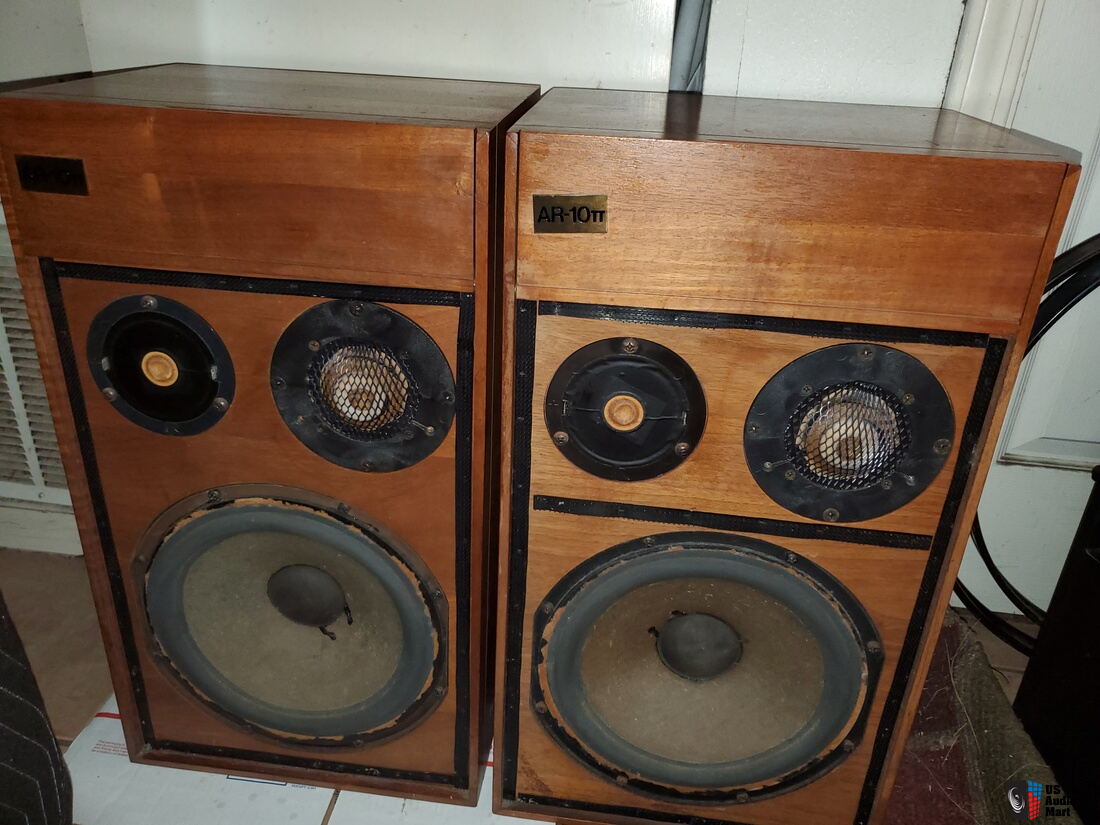 Acoustic Research AR-10π Vintage Speakers, Refoam and Sounding