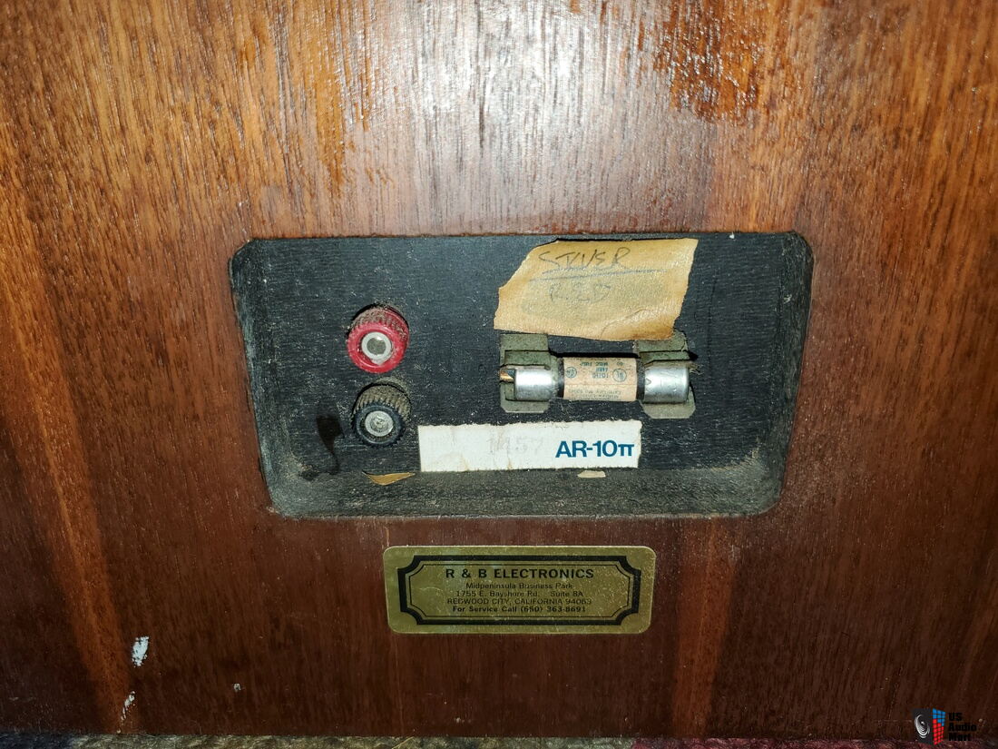 Acoustic Research AR-10π Vintage Speakers, Refoam and Sounding