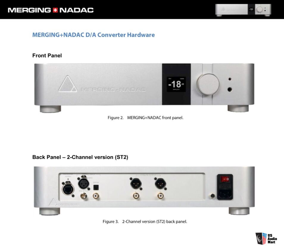The MERGING+NADAC D/A Converter Stereo (S T 2 ) Photo #5589967 - US ...