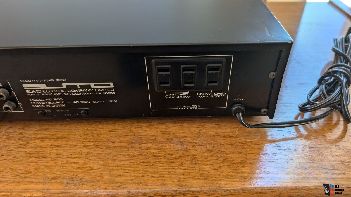アンプ SUMO ELECTRA RARE SUMO Electra preamp in silver, with MM/MC phono ! Free
