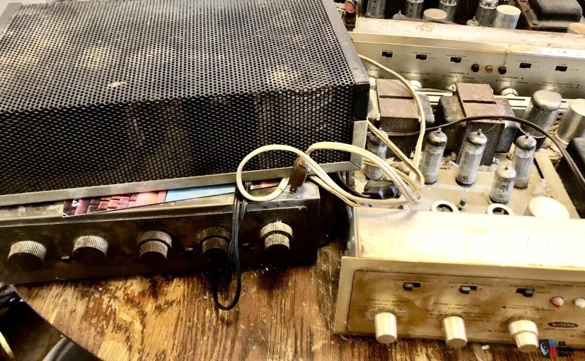 NEED CLEANING/REPAIR!] Vintage Stereo Tube Amplifiers + More Lot! [MD