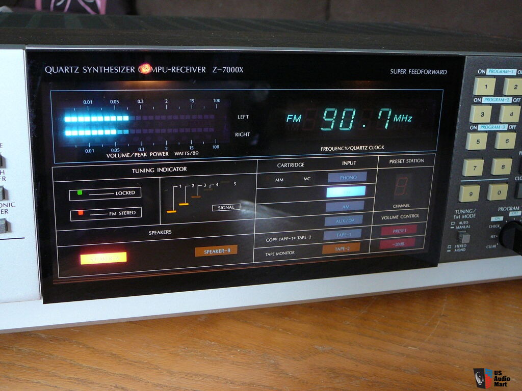 Sansui Z-7000X Quartz Synthesizer Stereo Compu Receiver 100 WPC 
