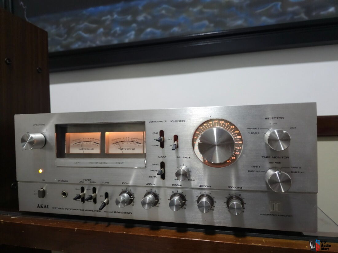 Akai AM-2950 Stereo Amplifier Top of The Line Operational Dealer
