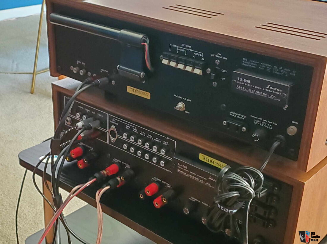 Sansui AU-888/TU-888 Stereo Amplifier/Tuner combo For Sale - US