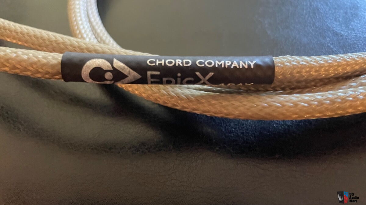 Chord EPIC Interconnexion XLR analogique - 2XLR-2XLR - Paire de 1 m