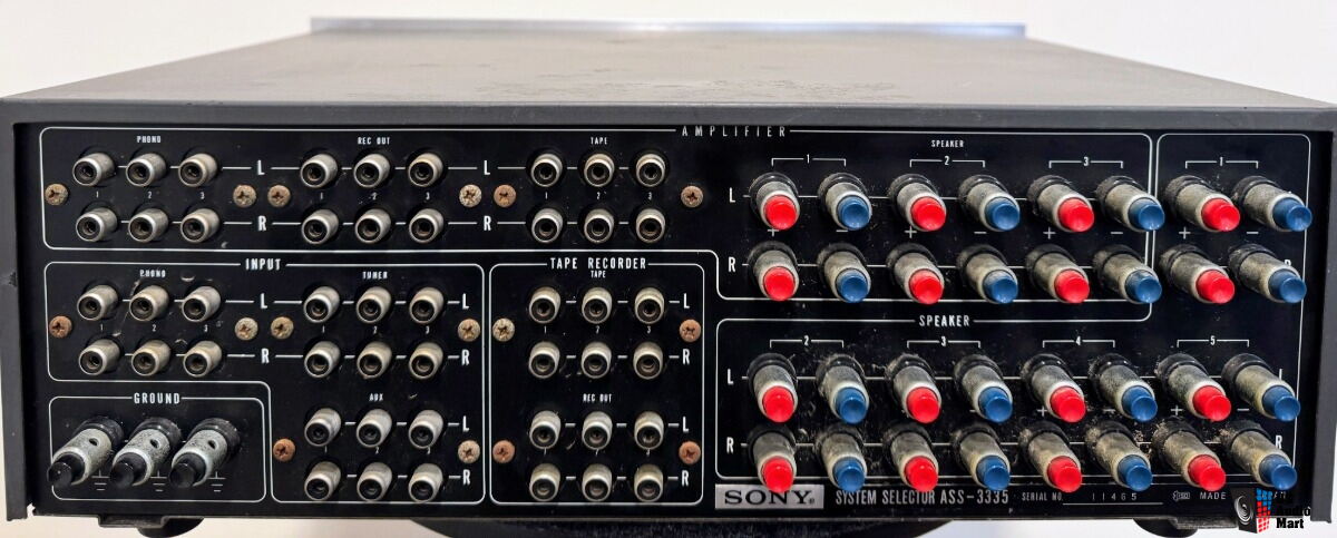 Rare Sony ASS-3335 Audio Selector / System Communicator Photo