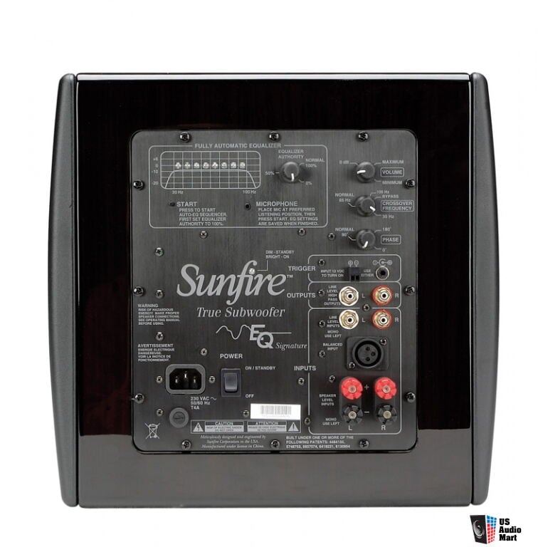 madras indendørs fordøje Sunfire True Subwoofer EQ 12 Signature - TS-EQ12 Photo #587195 - US Audio  Mart
