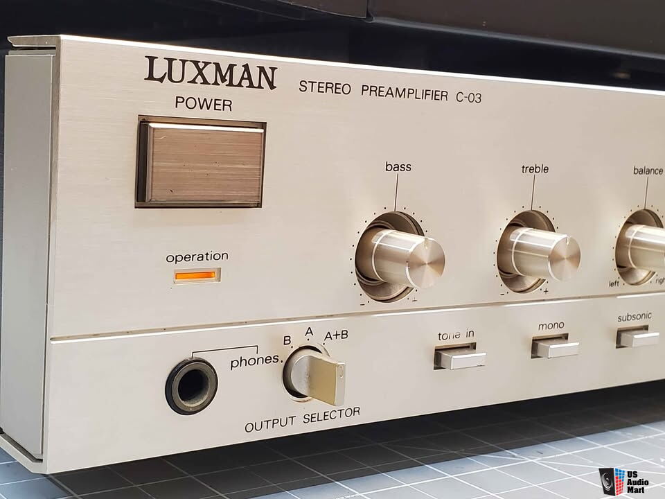 Luxman C-03 stereo class A preamplifier For Sale - US Audio Mart