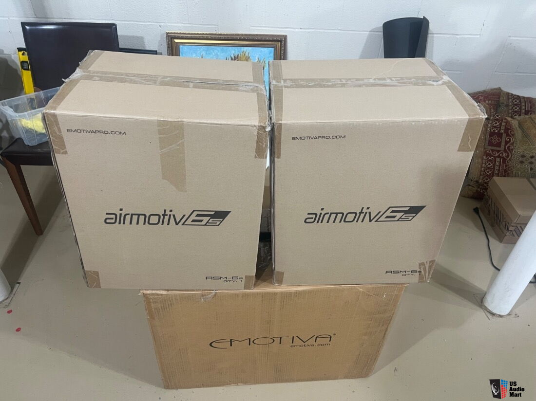 Emotiva Airmotiv 6S (ASM-6S) Active Studio Monitors — Original Boxes ...