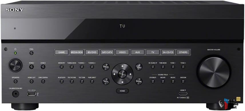 SONY STR-AZ7000ES Premium ES 13.2 CH 8K REFERENCE A/V Receiver Photo ...