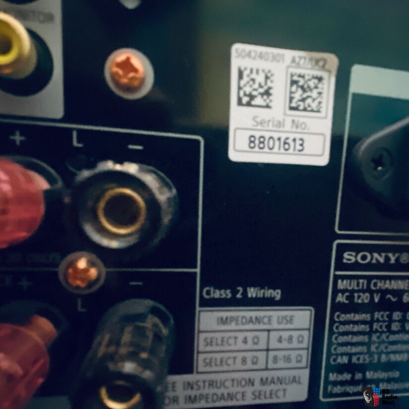 SONY STR-AZ7000ES Premium ES 13.2 CH 8K REFERENCE A/V Receiver Photo ...