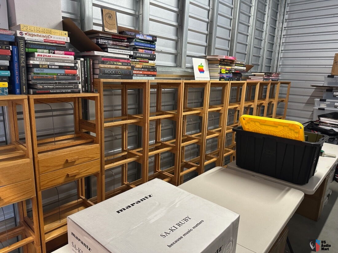 Per Madsen Record Racks - 36 racks + 9 tabletops + 9 Dolly bases ...