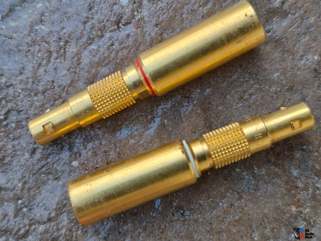 LEMO RCA to LEMO Camac Conversion Connector Red White / Mark