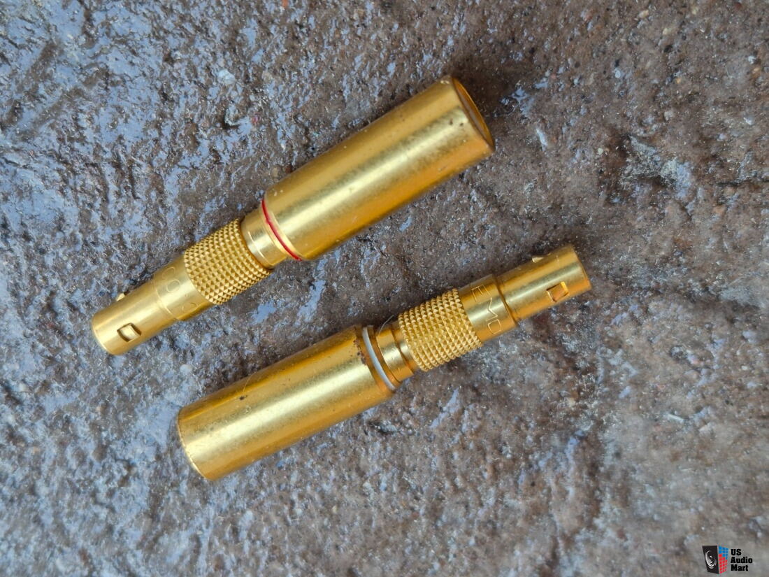 LEMO RCA to LEMO Camac Conversion Connector Red White / Mark