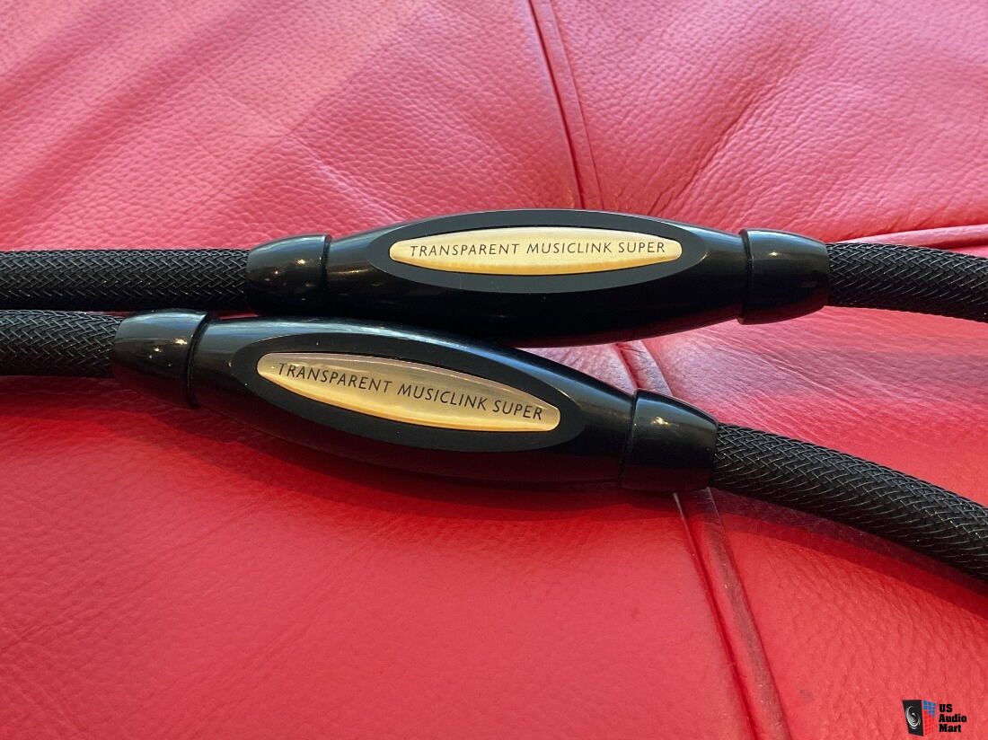 Transparent Audio MusicLink Super RCA Cables - 1 Meter MM2