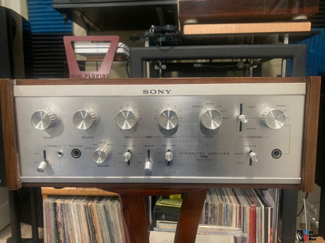 Sony TA 1130 Vintage Integrated Amp Restored Dealer Ad - US Audio Mart