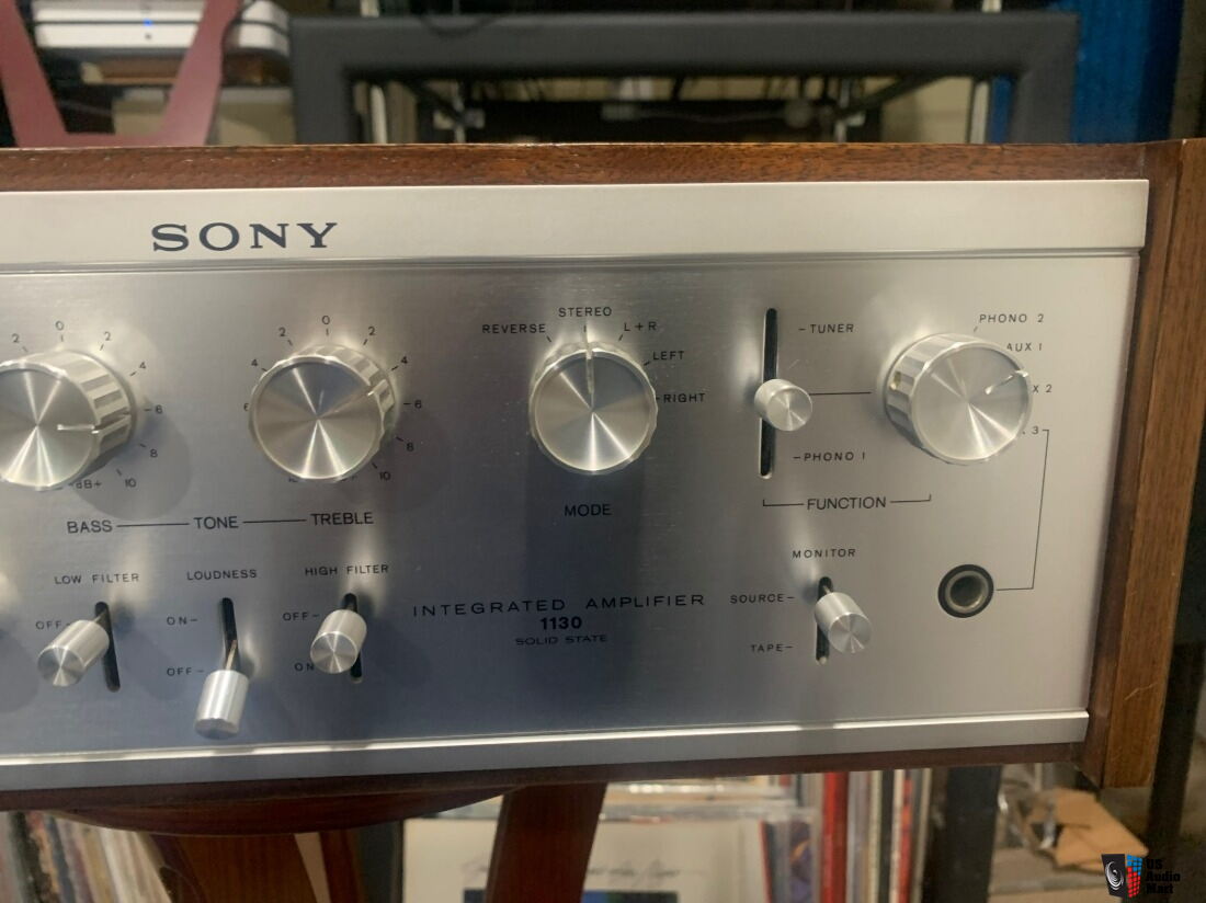 Sony TA 1130 Vintage Integrated Amp Restored Dealer Ad - US Audio Mart