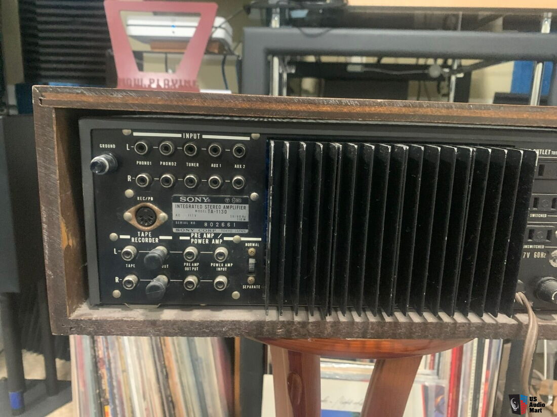 Sony TA 1130 Vintage Integrated Amp Restored Dealer Ad - US Audio Mart