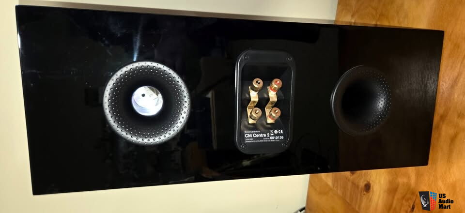 Bowers & Wilkins B&W CM Centre 2 Piano Black finish, 200w Center
