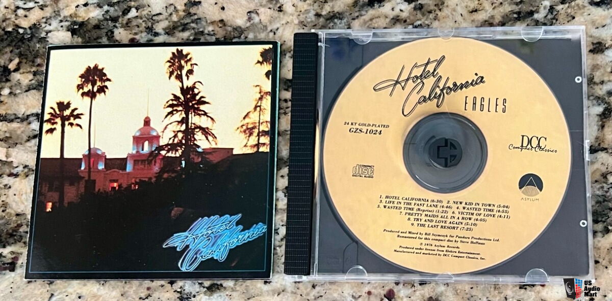 Eagles Hotel California 24K Gold CD DCC - Remastered By Steve