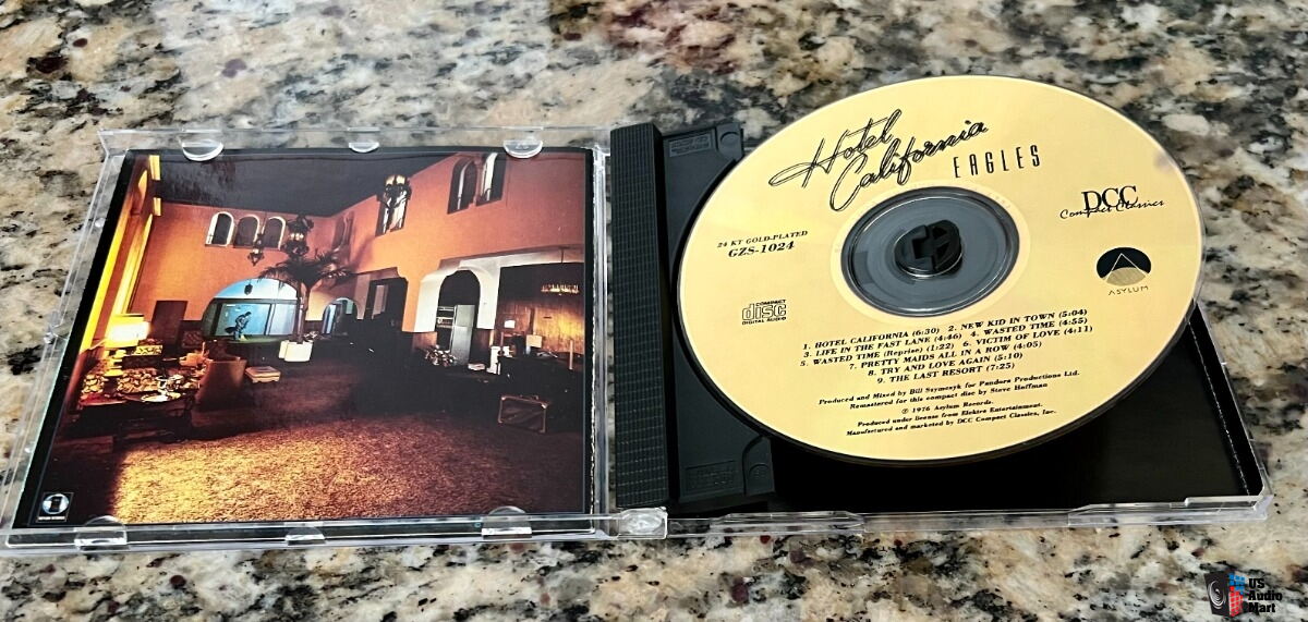 Eagles Hotel California 24K Gold CD DCC - Remastered By Steve