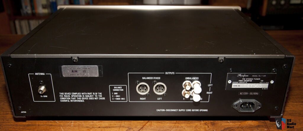 Accuphase T 109 Tuner Joseph Chow Mods New Price Photo Us Audio Mart