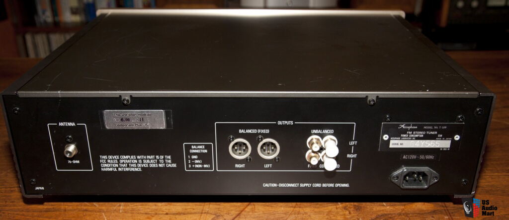 Accuphase T 109 Tuner Joseph Chow Mods New Price Photo Us Audio Mart