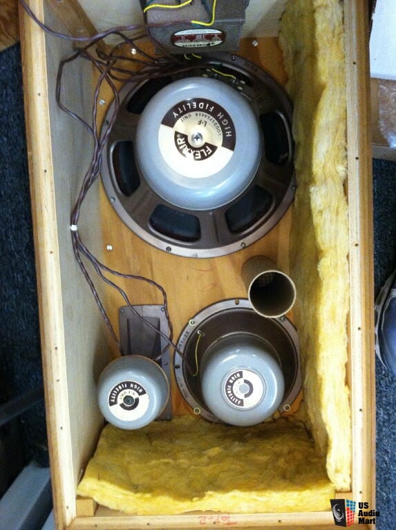 Jensen Vintage 3 way speakers, P12N, P8UM, RP103 645 Crossover. Alnico ...