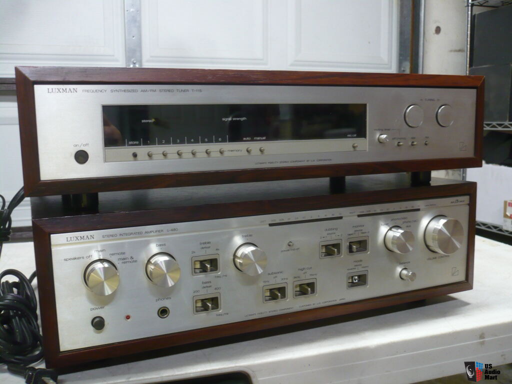 Luxman L Integrated Amplifier With Luxman T Am Fm Tuner Photo Us Audio Mart