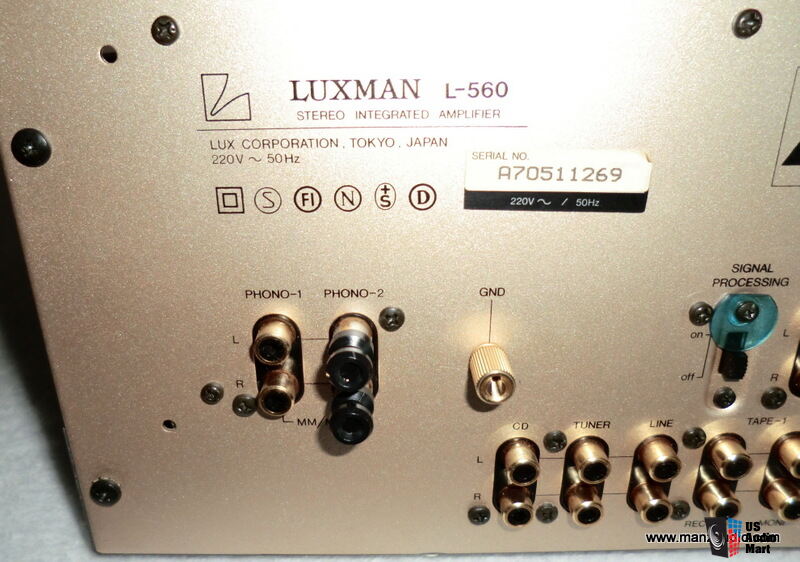 VERY RARE Luxman L-560 Integrated Amp & matching T-530 Tuner, Pure