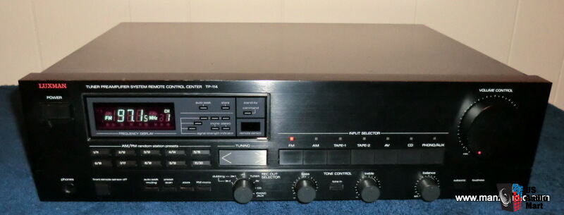 Luxman Stereo Integrated Amplifier Tuner LV 117 - Bunting Online Auctions