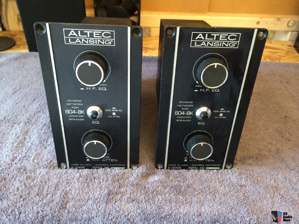 2 ALTEC LANSING 604 8K crossovers in fantastic shape. NOW WITH