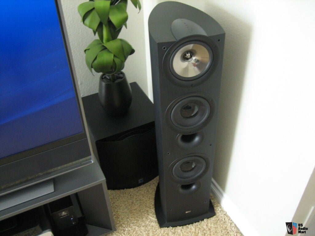 Kef Iq90 Speakers Black Photo Us Audio Mart