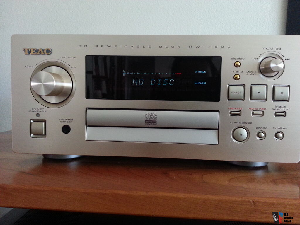 TEAC RW H500 CD Rewritable Audio Deck Optical Connection HiFi CD R CD teac-rw-h500-cd-rewritable-audio-deck-optical-connection-hifi-cd-r-cd
