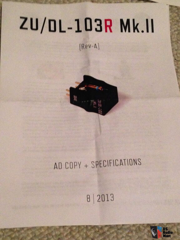 Cellule Denon DL-103R MK.II - Bobine Mobile - Fabriquée Au Japon - NEUVE