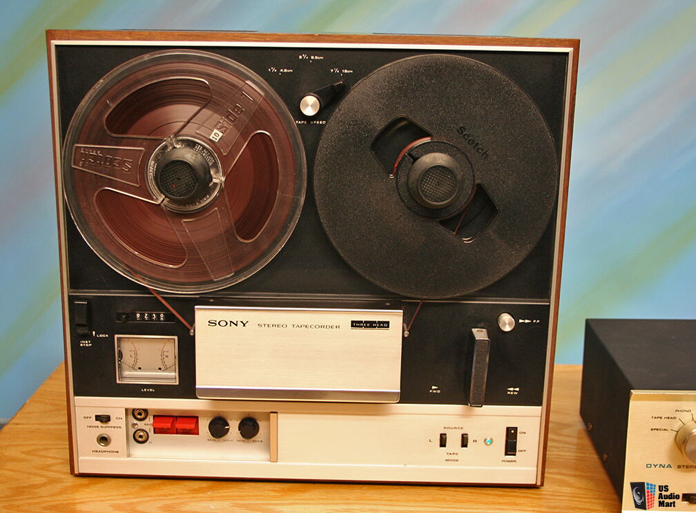 Vintage Sony Stereo Tapecorder TC-355 Reel to Reel Tape Recorder