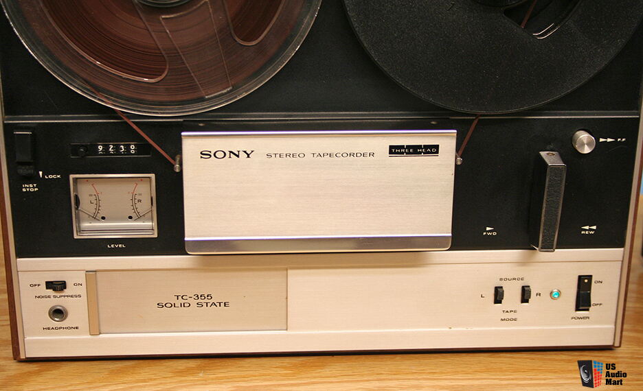 Vintage Sony TC-355 Reel to Reel Tape Player