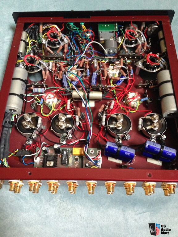 Cary SLP-98P preamp with MM phono section, upgraded caps
