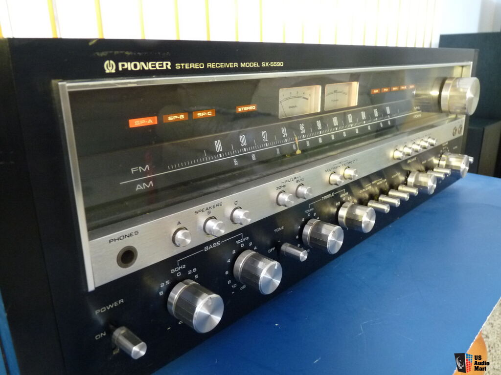 PIONEER SX-5590 160WPC Vintage Receiver 1976 / Rare Black European