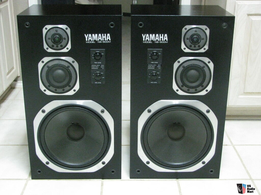 Beautiful Black Yamaha NS-500M Studio Monitors Photo #850940 - US