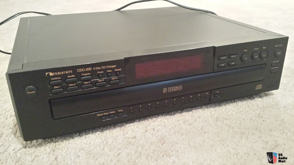 Nakamichi CDC-200 5 Disc CD Changer Compact Disc Player 