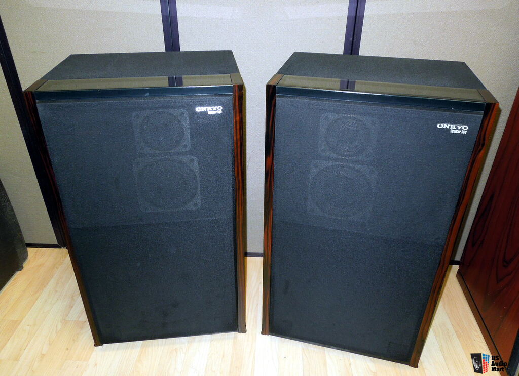 VINTAGE ONKYO SCEPTER 300 AUDIOPHILE STEREO SPEAKERS STUDIO