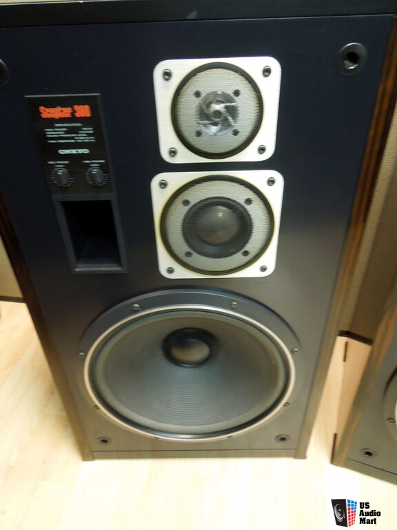 VINTAGE ONKYO SCEPTER 300 AUDIOPHILE STEREO SPEAKERS STUDIO