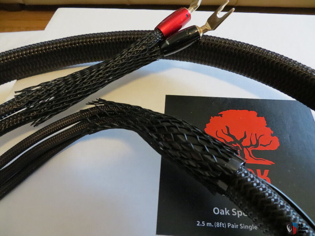 Audioquest Oak 2.5M Pair BiWire Speaker Cables Photo 923396 US Audio Mart