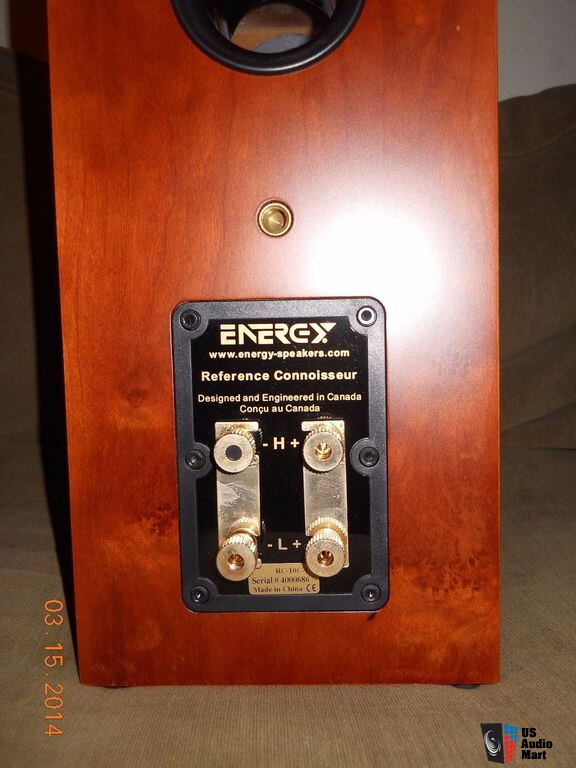 Rare Cherry Wood Energy Rc 10 Bookshelf Speakers Photo 932410